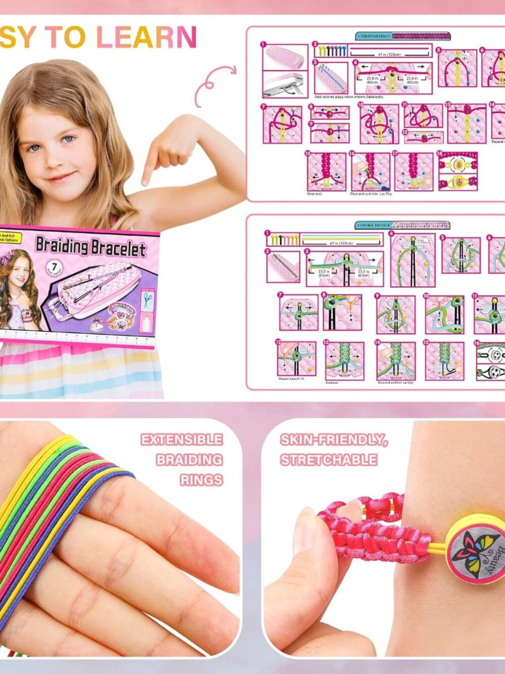 Friendship Bracelet Making Kit - Picture 4 of 7